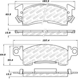 StopTech Street Select Brake Pads - Rear