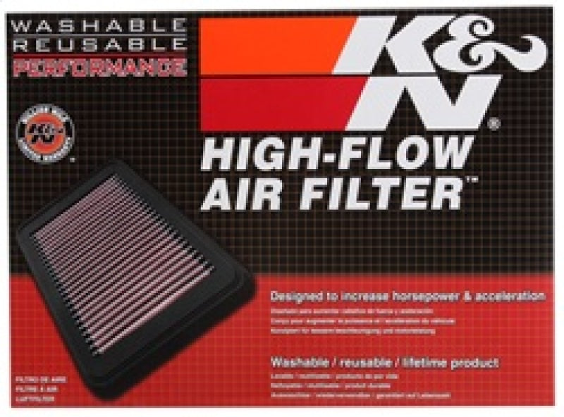 K&N Replacement Air Filter 05-09 Ferrari F360 11.125in O/S Length x 7.625 O/S Width x 1.313in H