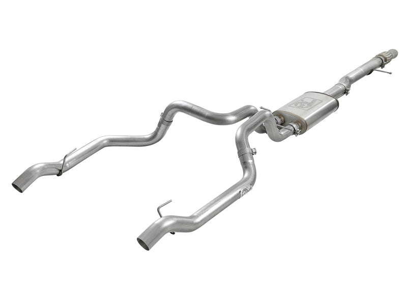 aFe Vulcan Series 4in-3in 304-SS Exhaust Cat-Back 2019 GM Silverado / Sierra 1500 V8-5.3L w/ OE Tips