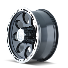 Load image into Gallery viewer, ION Type 174 18x9 / 5x127 BP / 0mm Offset / 83.82mm Hub Black/Machined Wheel