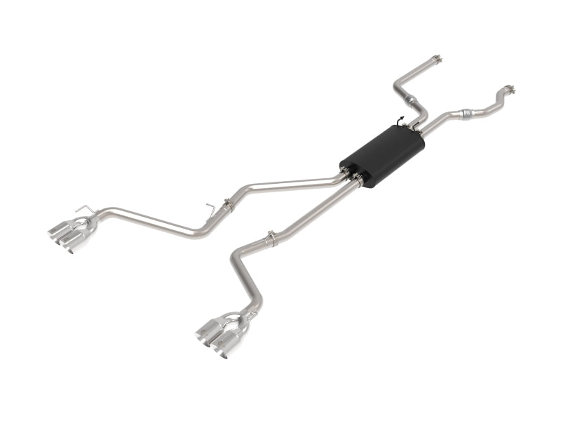 aFe MACH Force-Xp 2.5in. 304 SS C/B Exhaust 20-21 Ford Explorer V6-3.0L - Polished Tip