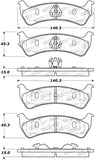 StopTech Street Brake Pads - Rear