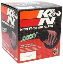 Load image into Gallery viewer, K&amp;N Universal CarbonFiber Filter 6in Flange / 7-1/2in OD-B / 5-1/8in OD-T / 5in H