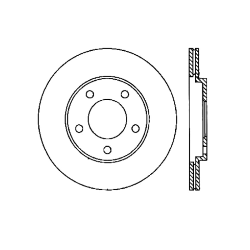 StopTech 05-14 Ford Mustang Cryo-Stop Rear PremiumRotor