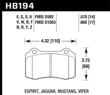 Load image into Gallery viewer, Hawk 96 &amp; 00-02 Dodge Viper GTS/00-02 Viper RT 10 / 00 Ford Mustang SVT Cobra Race DTC-30 Brake Pads