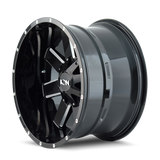 ION Type 141 20x9 / 8x165.1 BP / 18mm Offset / 130.8mm Hub Gloss Black Milled Wheel