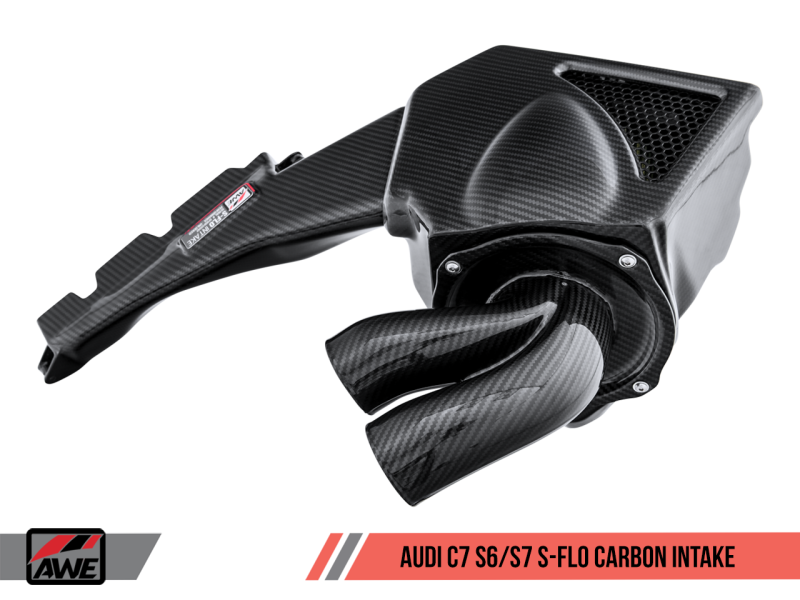 AWE Tuning Audi C7 S6 / S7 4.0T S-FLO Carbon Intake V2