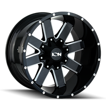 Load image into Gallery viewer, ION Type 141 20x10 / 8x165.1 BP / -19mm Offset / 130.8mm Hub Gloss Black Milled Wheel