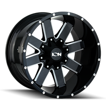 Load image into Gallery viewer, ION Type 141 18x9 / 6x120 BP / 0mm Offset / 78.1mm Hub Gloss Black Milled Wheel