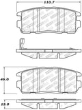 StopTech Street Select Brake Pads w/Hardware - Rear