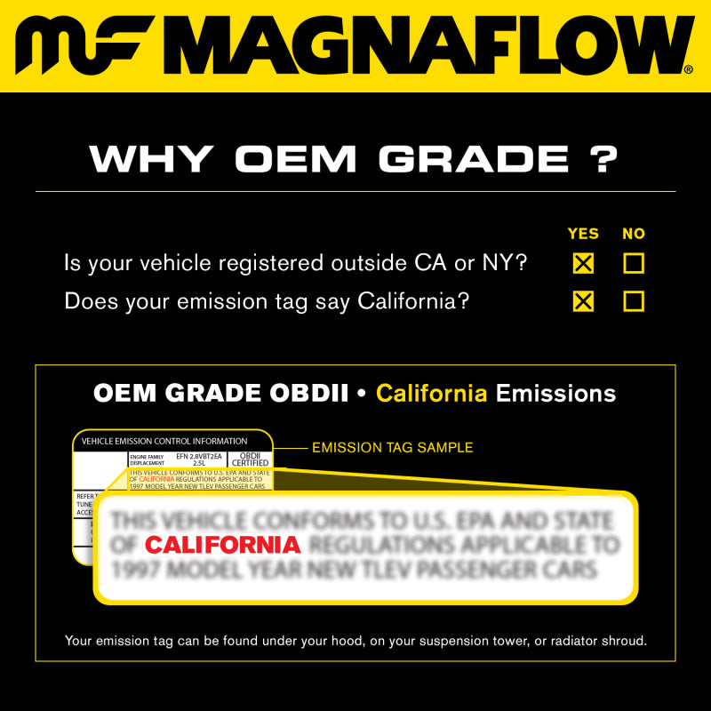 Magnaflow Conv DF 2017 Fusion L4 2 OEM Close Coupled