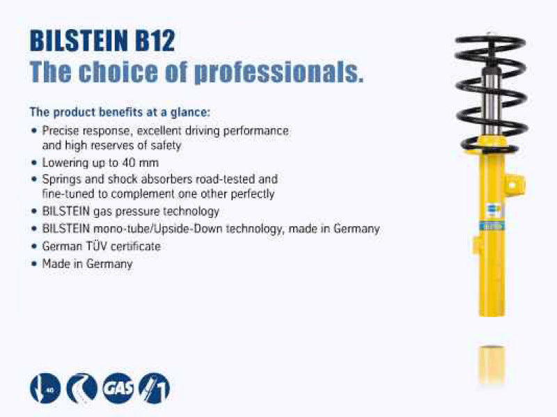 Bilstein B12 2006 Volkswagen Golf GLS TDI Front and Rear Suspension Kit