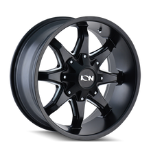 Load image into Gallery viewer, ION Type 181 20x9 / 6x135 BP / 18mm Offset / 106mm Hub Satin Black/Milled Spokes Wheel