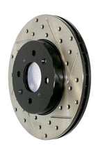 Load image into Gallery viewer, StopTech Power Slot 00 BMW 323 / 01-07 325 / 99-00 328 Series Rear Left Drilled &amp; Slotted Rotor