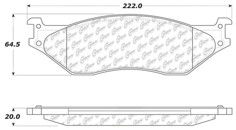 StopTech Sport Brake Pads w/Shims - Rear