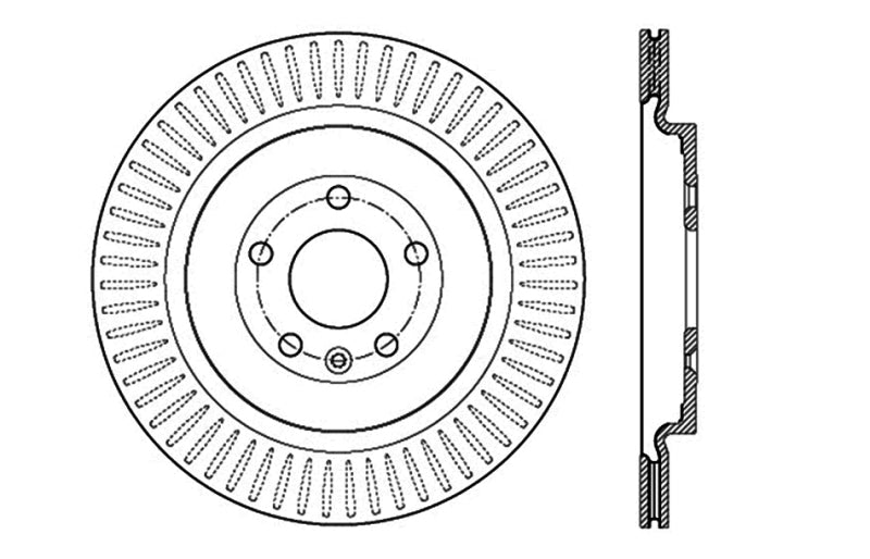 StopTech Slotted & Drilled Sport Brake Rotor