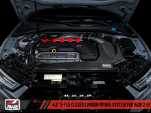 Load image into Gallery viewer, AWE Tuning Audi RS3 / TT RS S-FLO Closed Carbon Fiber Intake