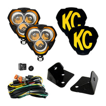 Load image into Gallery viewer, KC HiLiTES Jeep JK FLEX ERA 3 2-Light Sys Pillar Mount (40W Combo Beam)