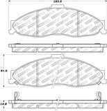 StopTech Street Select Brake Pads - Rear