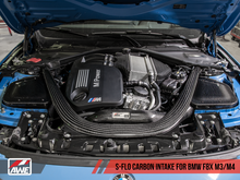 Load image into Gallery viewer, AWE Tuning BMW F8x M3/M4 S-FLO Carbon Intake