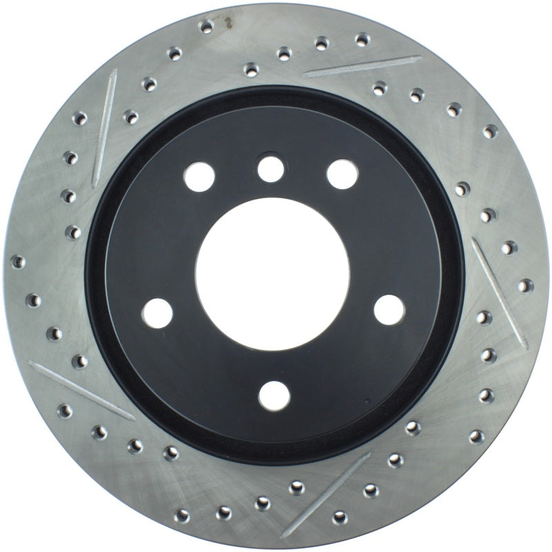 StopTech Power Slot 00 BMW 323 / 01-07 325 / 99-00 328 Series Rear Right Drilled & Slotted Rotor