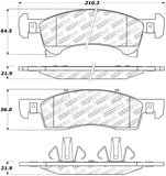 StopTech Street Select Brake Pads - Rear