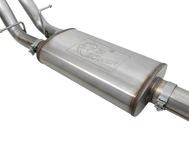 aFe Vulcan Series 4in-3in 304-SS Exhaust Cat-Back 2019 GM Silverado / Sierra 1500 V8-5.3L w/ OE Tips