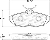 StopTech Street Brake Pads - Front