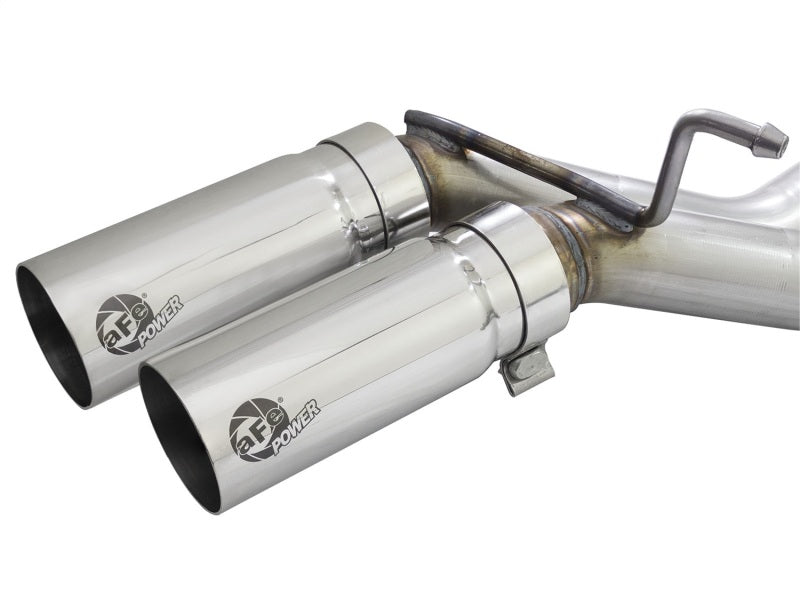 aFe Rebel Exhausts 3in SS Cat-Back 15-16 Ford F-150 EcoBoost V6 2.7/3.5L V8 5.0L w/ Polished Tips